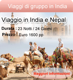 Vacanza India, Viaggio India